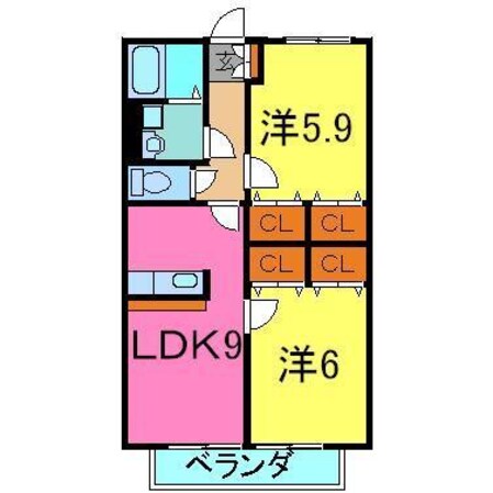 フェリーチェ尾上の物件間取画像